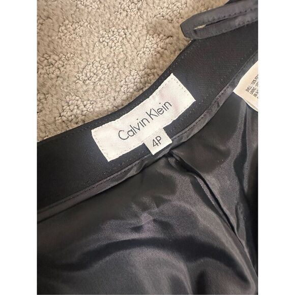 NEW Calvin Klein Suit Black Quilted Waist Blazer Pants Suit Set 4P - Picture 13 of 13
